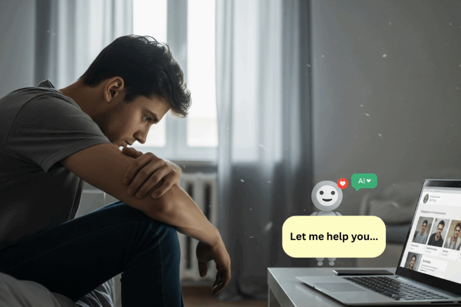 Men are opening up about mental health to AI instead of humans